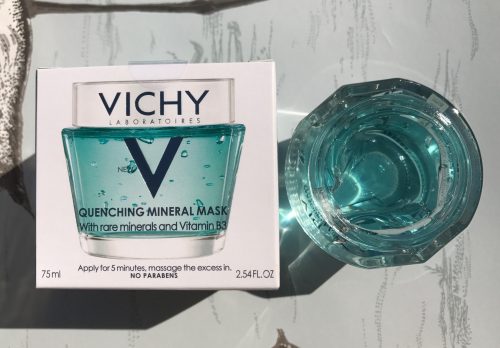 Vichy, masker, Quenching Mineral Mask, Pore Purifying Clay Mask, Double Glow Peel Mask, hudpleje, hurtig effekt