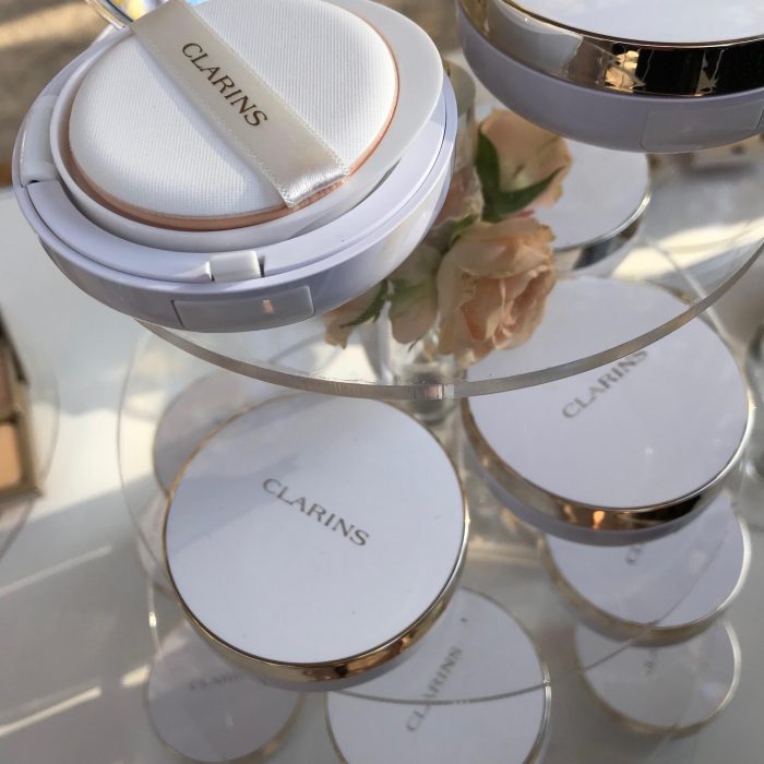 Clarins, makeup, læber, foundation, hud, bloggertur, St.Tropez,