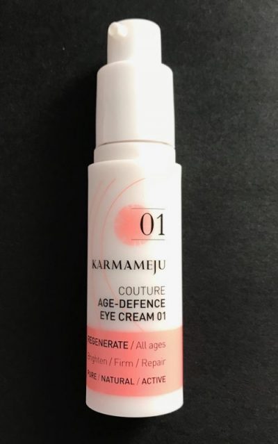 Karmameju, øjencreme, Age-Defence Eye Cream 01, naturlig, pleje, dansk, opstrammende