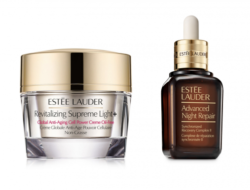 Estée Lauder, Advanced Night Repair, Revitalizing Supreme Light +, hud, hudpleje, creme, serum