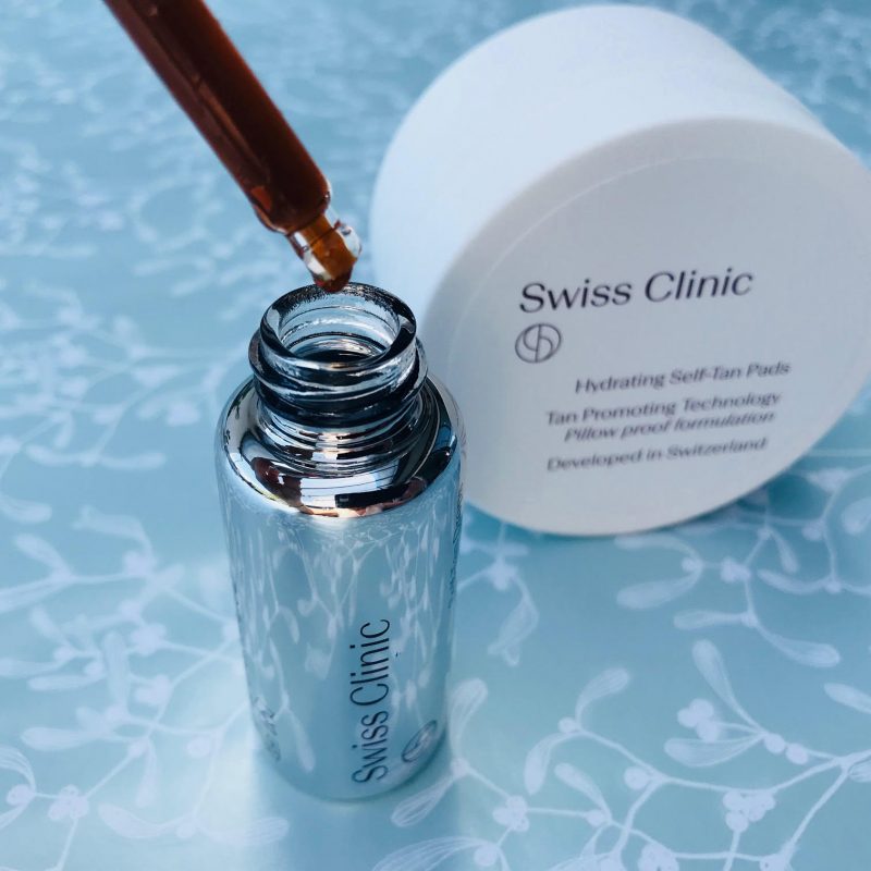 Swiss Clinic, selvbruner, Self-Tan Drops, Hydrating Self-Tan Pads,
