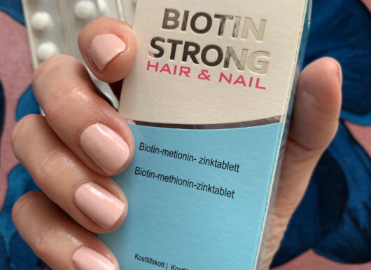 Biotin Strong, test, resultat, kosttilskud, hår, negle, indre skønhed